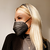 Mund- und Nasenschutz FFP2 Maske gemustert