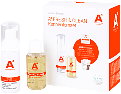 A4 Cosmetics Fresh & Clean Set = Face Wash Mousse 50 ml + Facial Tonic Cleanser 50 ml