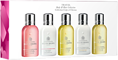 Molton Brown Travel Body & Hair Collection = 5 x 100 ml (B&DG D.Rhub&Rose+Org.&Berg.+D.Rhub&Rose BL+Purif.Sh.+Purif.Cond.)