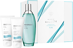 Biotherm Eau Pure Geschenkset = Eau Pure Spray 100 ml + Eau Pure Douche 50 ml + Eau Pure Body Milk