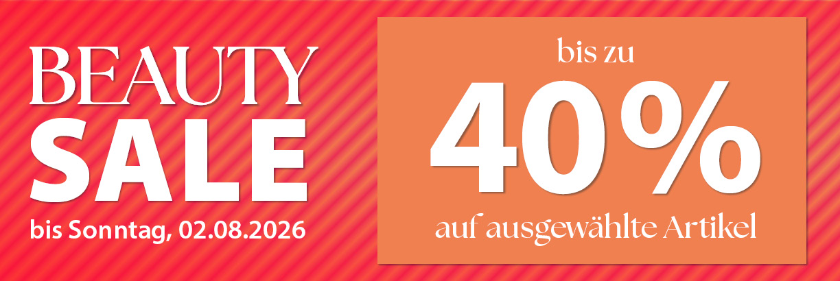 Jetzt sparen - Bis zu 40% auf ausgewählte Artikel