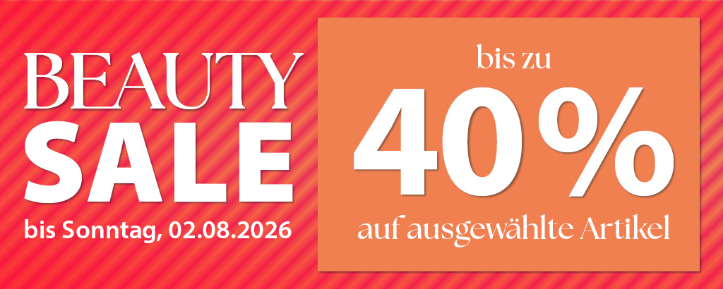 Jetzt sparen - Bis zu 40% auf ausgewählte Artikel