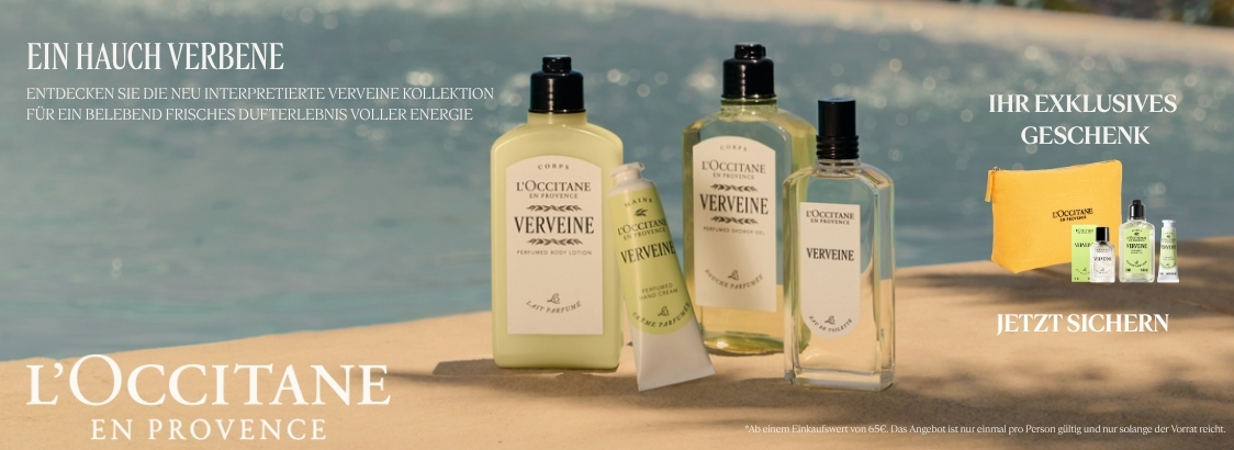 Jetzt entdecken - das neue Verveine Argumes EdT von L'OCCITANE