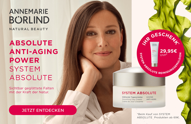 Jetzt entdecken - SYSTEM ABSOLUTE Glättende Tagescreme von ANNEMARIE BÖRLIND