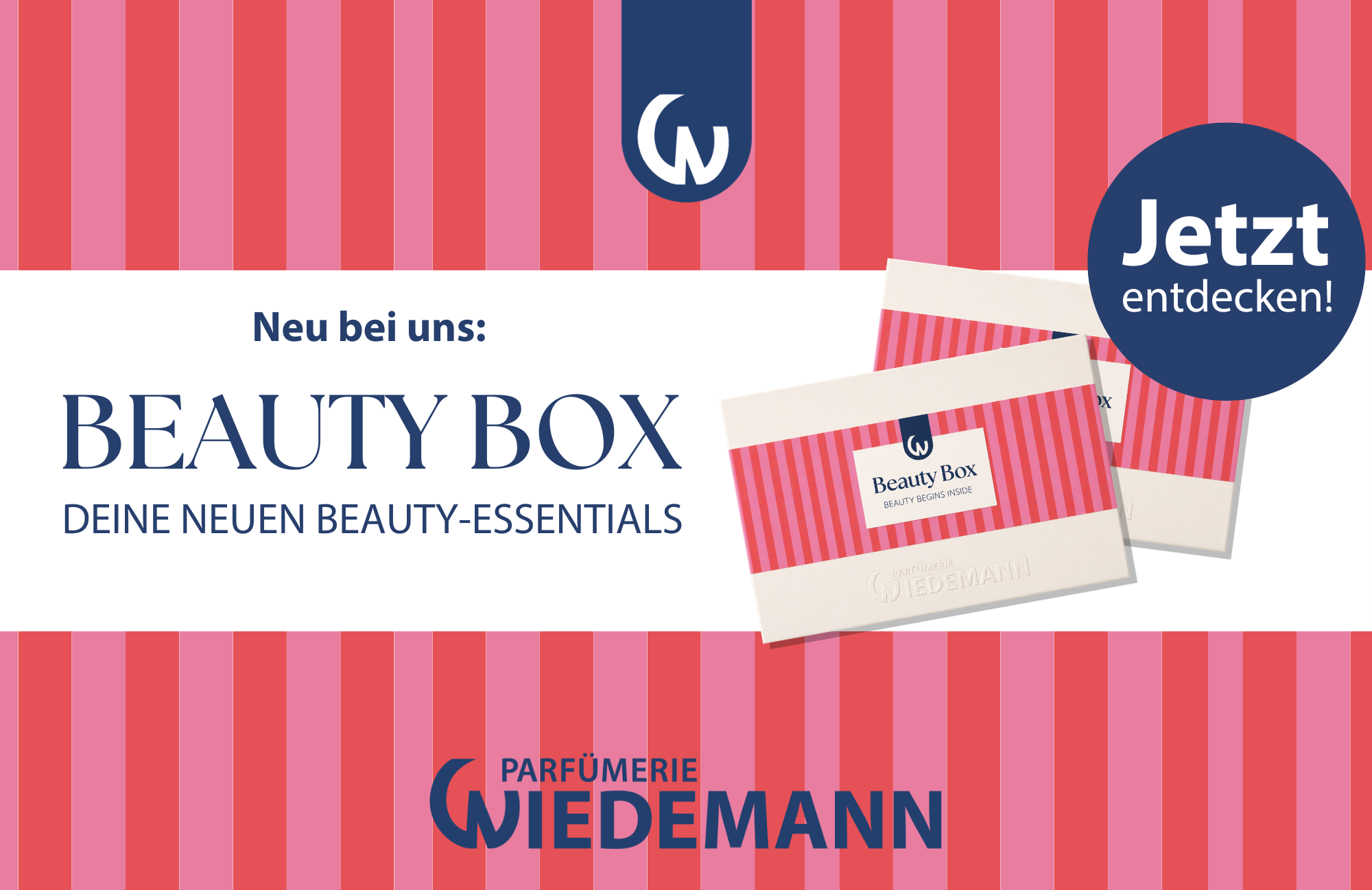 Jetzt entdecken - die neue Beauty Box von Parfümerie Wiedemann